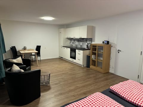 Bed, Kitchen or kitchenette, Photo of the whole room