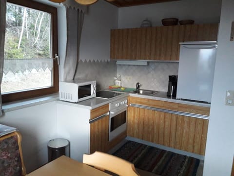 Kitchen or kitchenette, minibar, stove