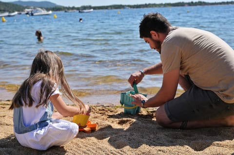 Natural landscape, Beach, Sea view, children