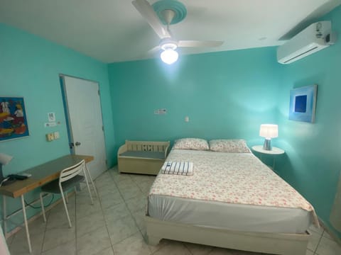 Photo of the whole room, Bedroom, air conditioner