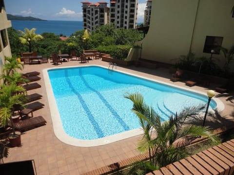 Pool view, Sea view, Swimming pool