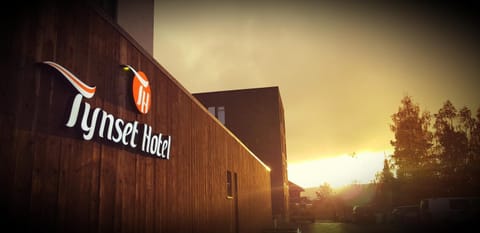 Property building, Property logo or sign, Sunset