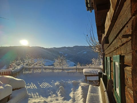 Winter, Balcony/Terrace, Sunset