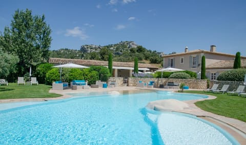 Property building, Natural landscape, Garden, Swimming pool