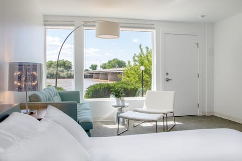 Property building, Seating area, River view