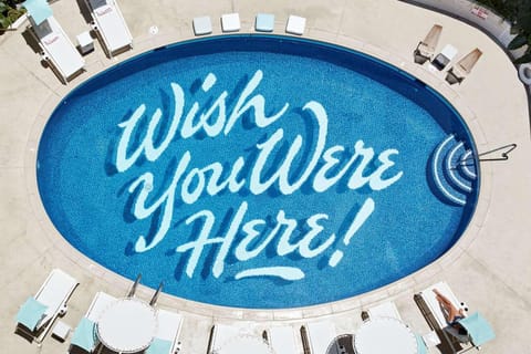 Bird's eye view, Swimming pool