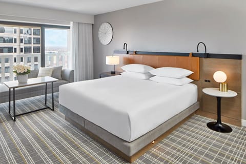 Bed, Photo of the whole room, Bedroom, City view