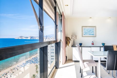 Off site, Day, Natural landscape, View (from property/room), Living room, Dining area, Beach, Sea view