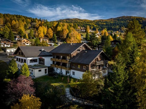 Property building, Natural landscape, Bird's eye view, Mountain view