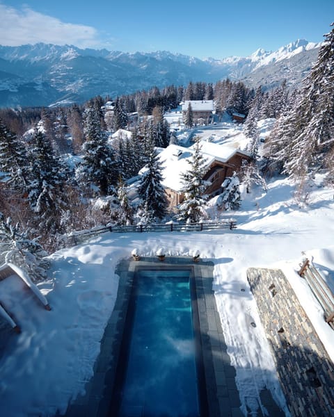 Nearby landmark, Natural landscape, Pool view, Swimming pool