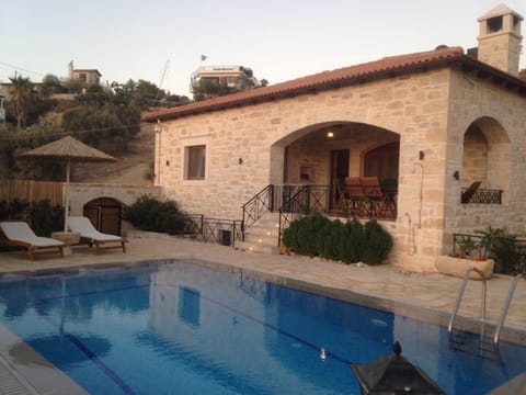 Swimming pool, Sunset