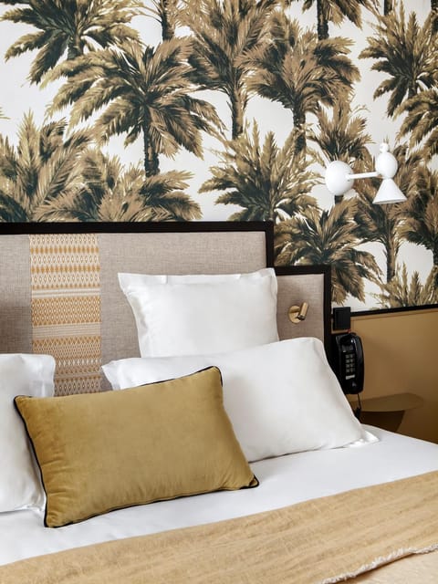 Bed, Decorative detail, Bedroom