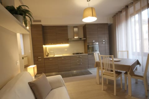 Kitchen or kitchenette, Living room, Dining area