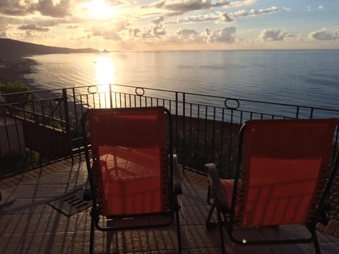 Balcony/Terrace, Sea view, Sunset