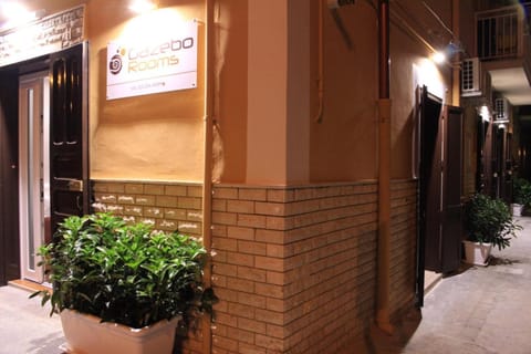 Property building, Night, Summer