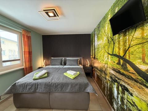 Bed, TV and multimedia, Photo of the whole room, Evening entertainment, Bedroom