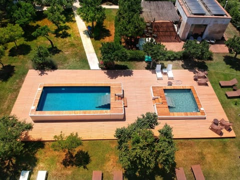 Bird's eye view, Garden view, Pool view, Swimming pool, Swimming pool, sunbed