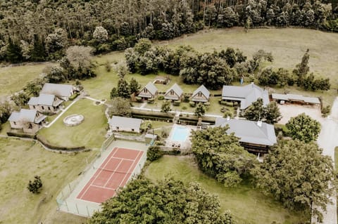 Property building, Natural landscape, Fishing, On-site shops, Tennis court, Hiking, Lake view, River view, Swimming pool, Parking