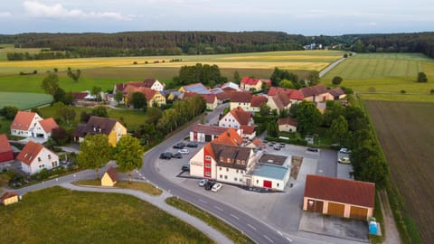 Facade/entrance, Bird's eye view, Summer, Location, Sunset