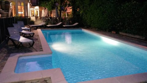 Night, Swimming pool, Swimming pool