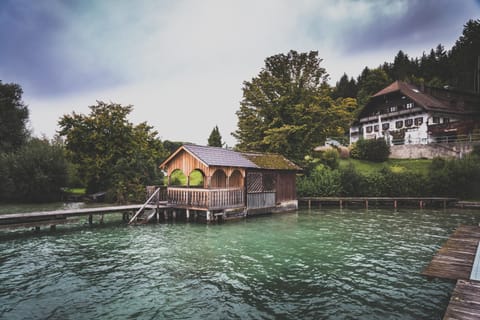 Property building, Day, Natural landscape, Lake view