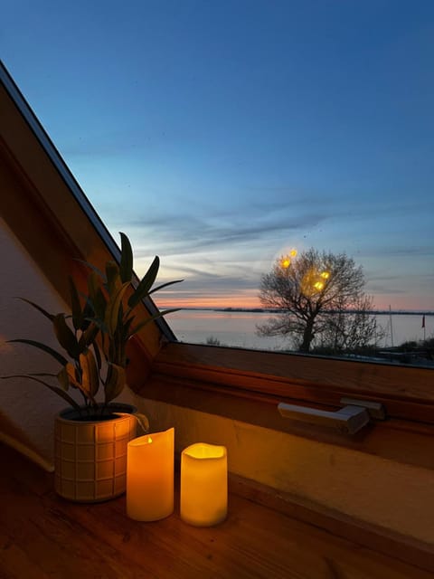 Natural landscape, Sea view, Sunset