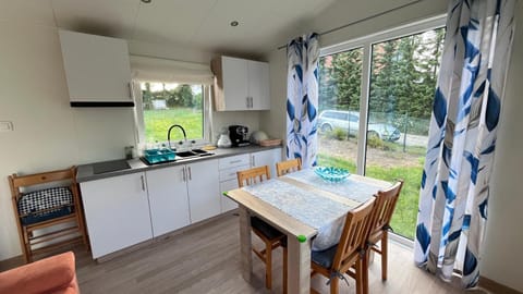 Kitchen or kitchenette, Living room, Seating area, Dining area, stove