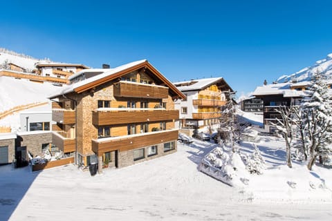 Property building, Day, Winter, Mountain view