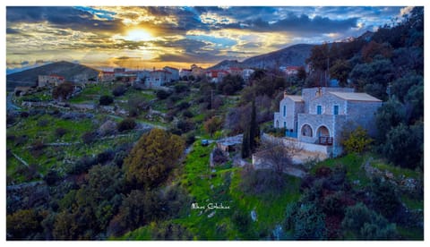 Property building, Natural landscape, Bird's eye view