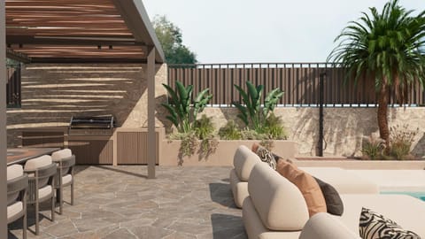 Day, BBQ facilities, Balcony/Terrace, Seating area
