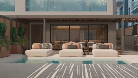 Day, Seating area, Pool view, Swimming pool