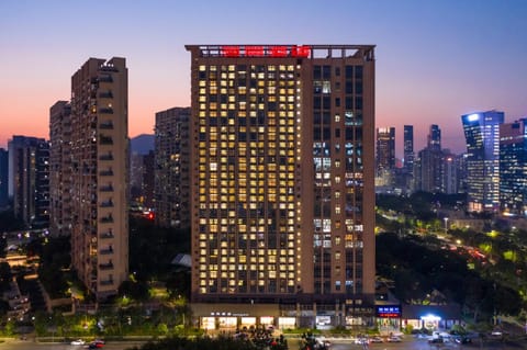 Property building, Night, City view