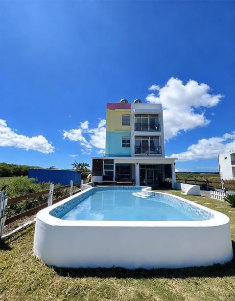 Property building, Natural landscape, Pool view, Swimming pool