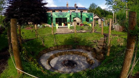 Property building, Garden view