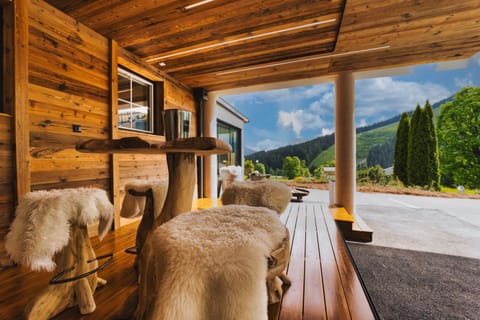Garden, Lounge or bar, Seating area, Mountain view