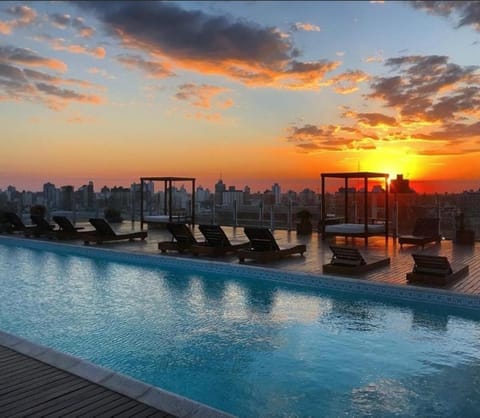 Off site, Pool view, River view, Swimming pool, Sunset