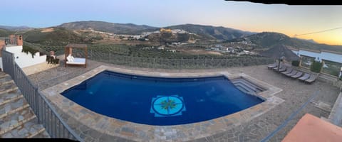 Pool view, Swimming pool, Sunset