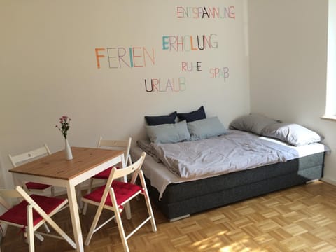 Bed, Living room, Photo of the whole room, Bedroom