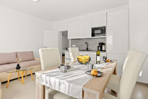 Living room, kitchen