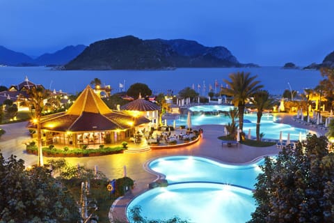 Night, Natural landscape, Pool view, Sea view, Swimming pool