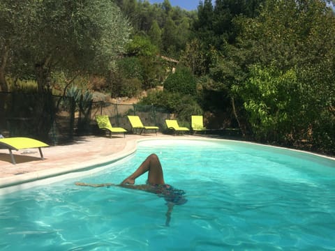 Natural landscape, Pool view, Swimming pool, sunbed