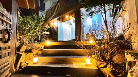 Night, Garden, Garden view