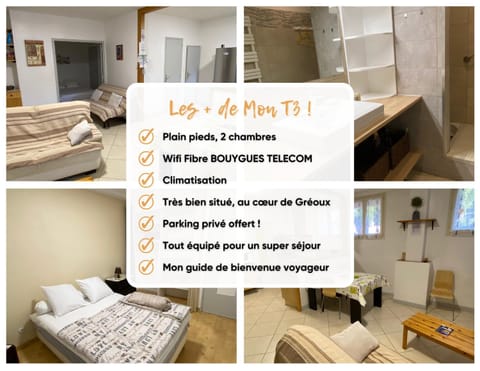 Appartement - Résidence Les Cedres Apartment in Gréoux-les-Bains