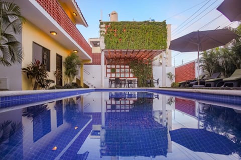 Patio, BBQ facilities, Swimming pool