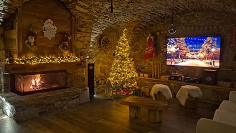 TV and multimedia, Living room, fireplace