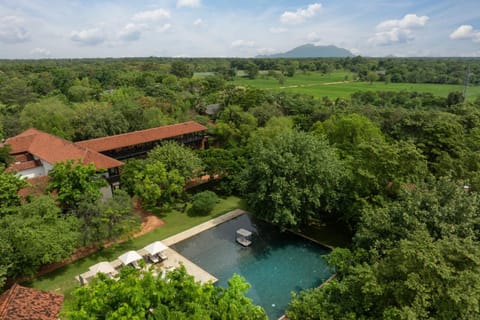 Property building, Nearby landmark, Natural landscape, Bird's eye view, View (from property/room), Cycling, Animals, Mountain view, Pool view, Swimming pool