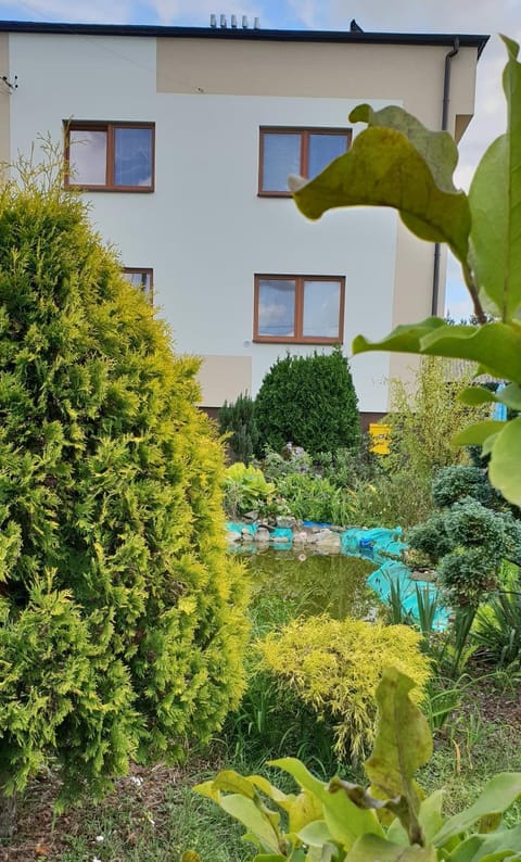 Property building, Spring, Garden view