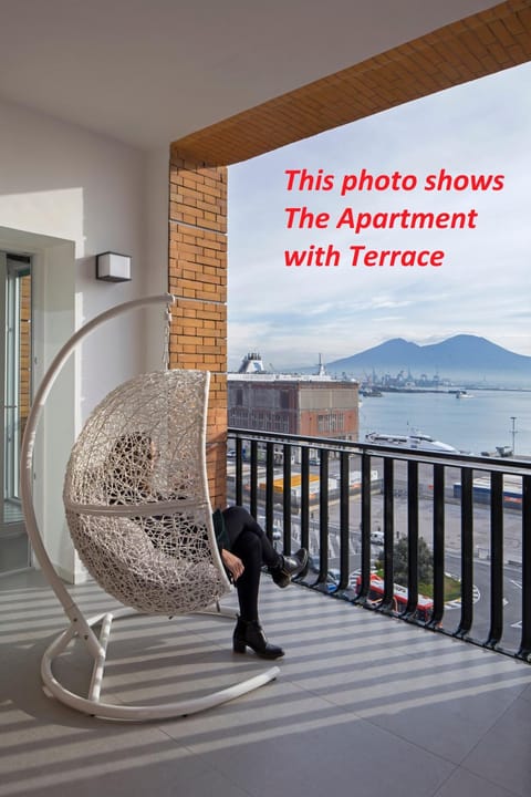 View (from property/room), Balcony/Terrace, Sea view