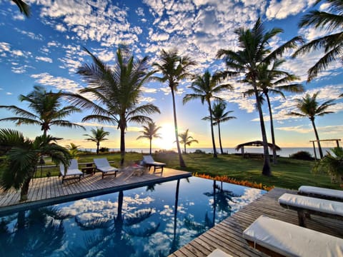 Day, Natural landscape, Pool view, Sea view, Swimming pool, Sunrise, sunbed