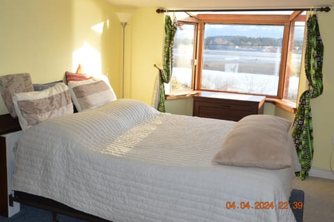 Bed, Natural landscape, Photo of the whole room